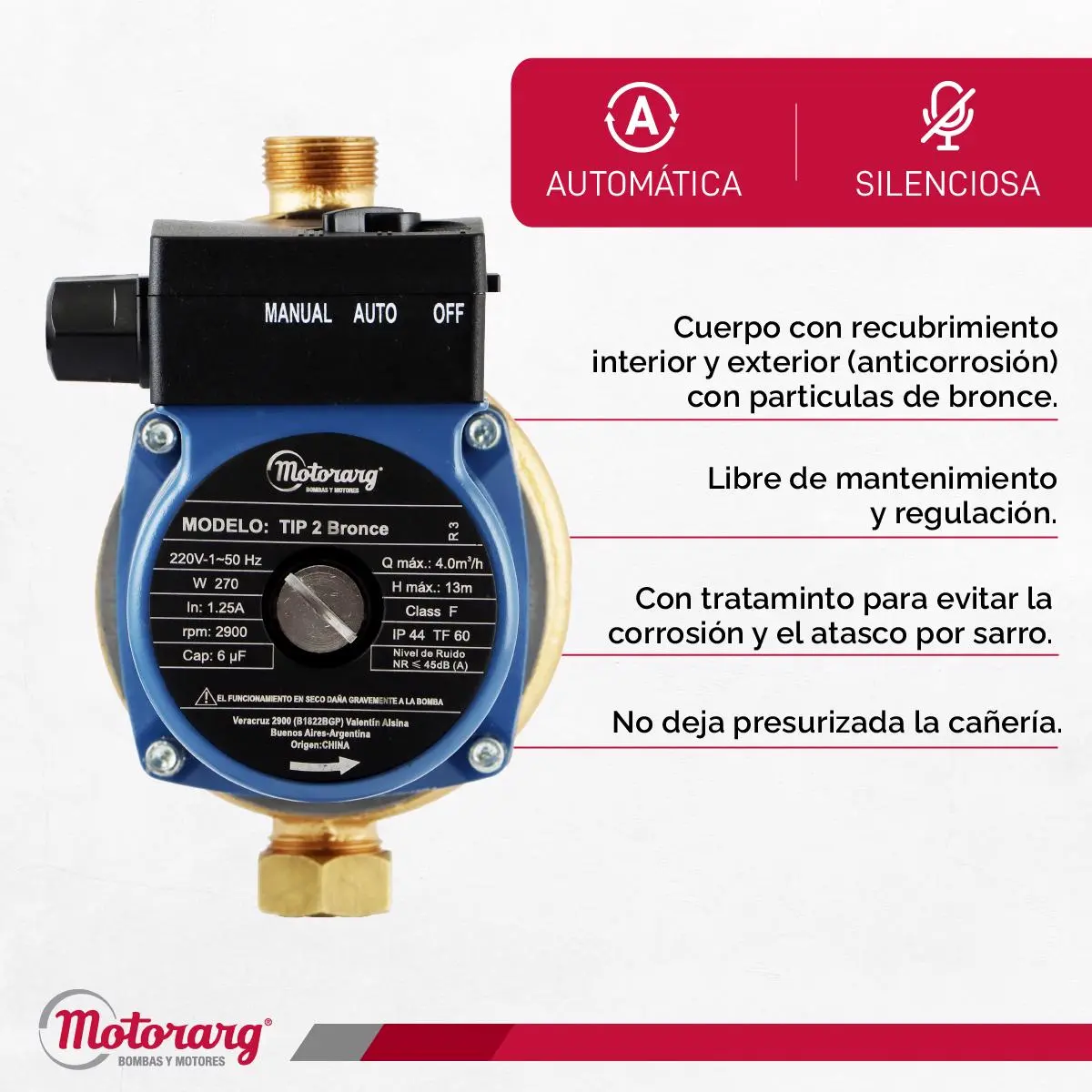 Motorarg TIP 2 Bronce - imagen 5